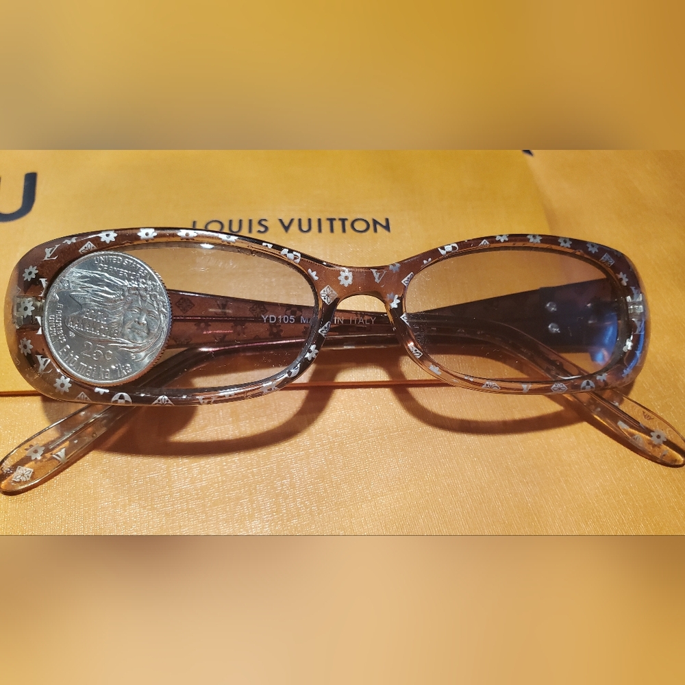 Louis Vuitton Women's Brown Sunglasses - Picture 5 of 5